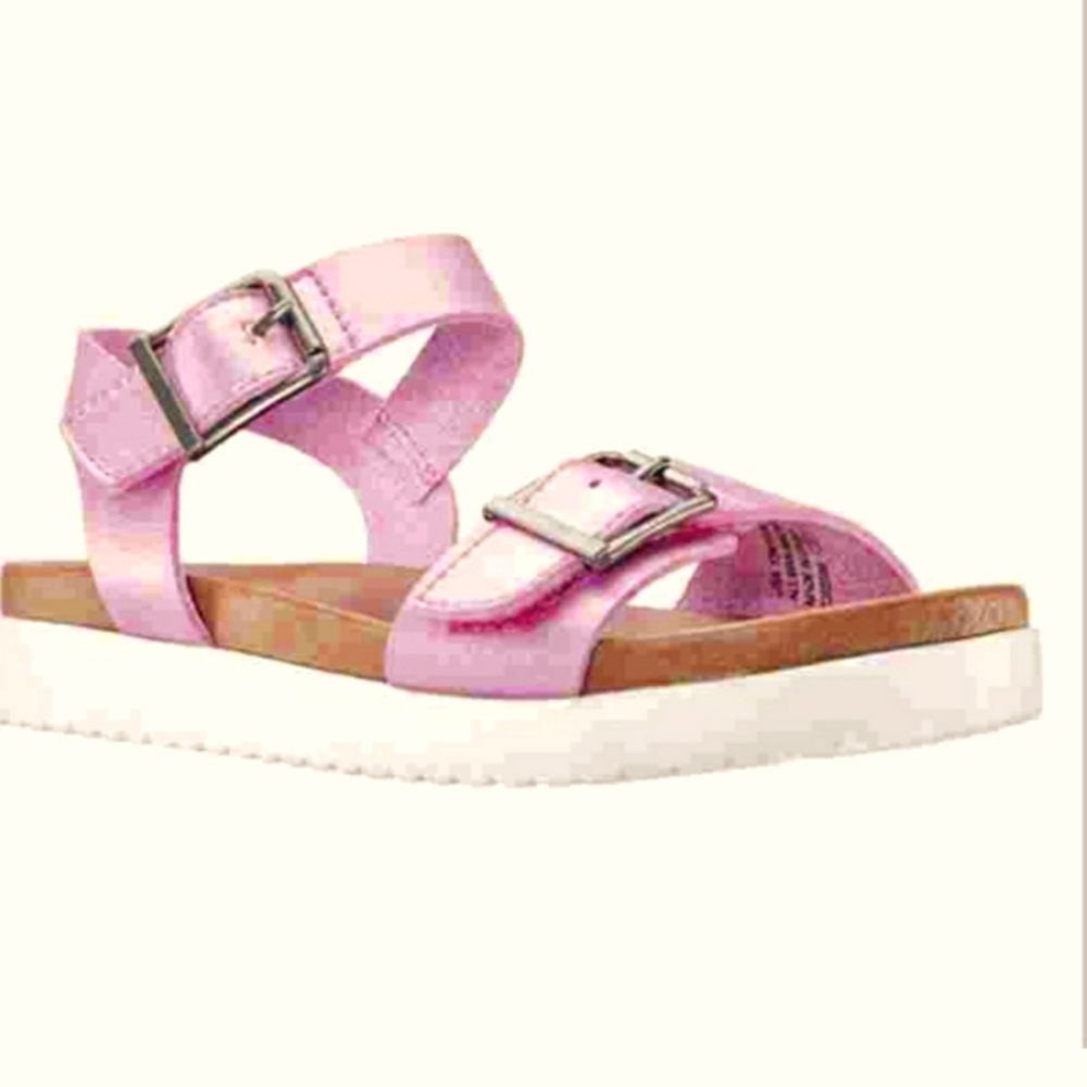 NIB Nina JACKLIN3 Pink Pearlized Kids Sandals Sz. 4M (This Is A One And Done 💖)